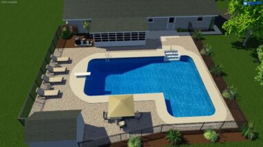 Valley Pools design for the Macchione project.