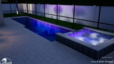 Solomon Swimming Pool/Spa/Screen Enclosure - Patio Pools