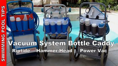 Vacuum System Bottle Caddy for the Riptide, Hammer-Head and Power Vac Service Carts