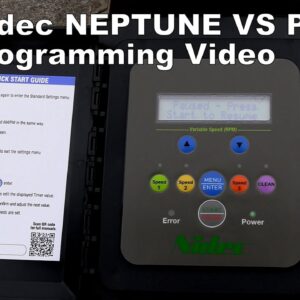 Nidec Neptune VS Pump Set Up and Programming Video