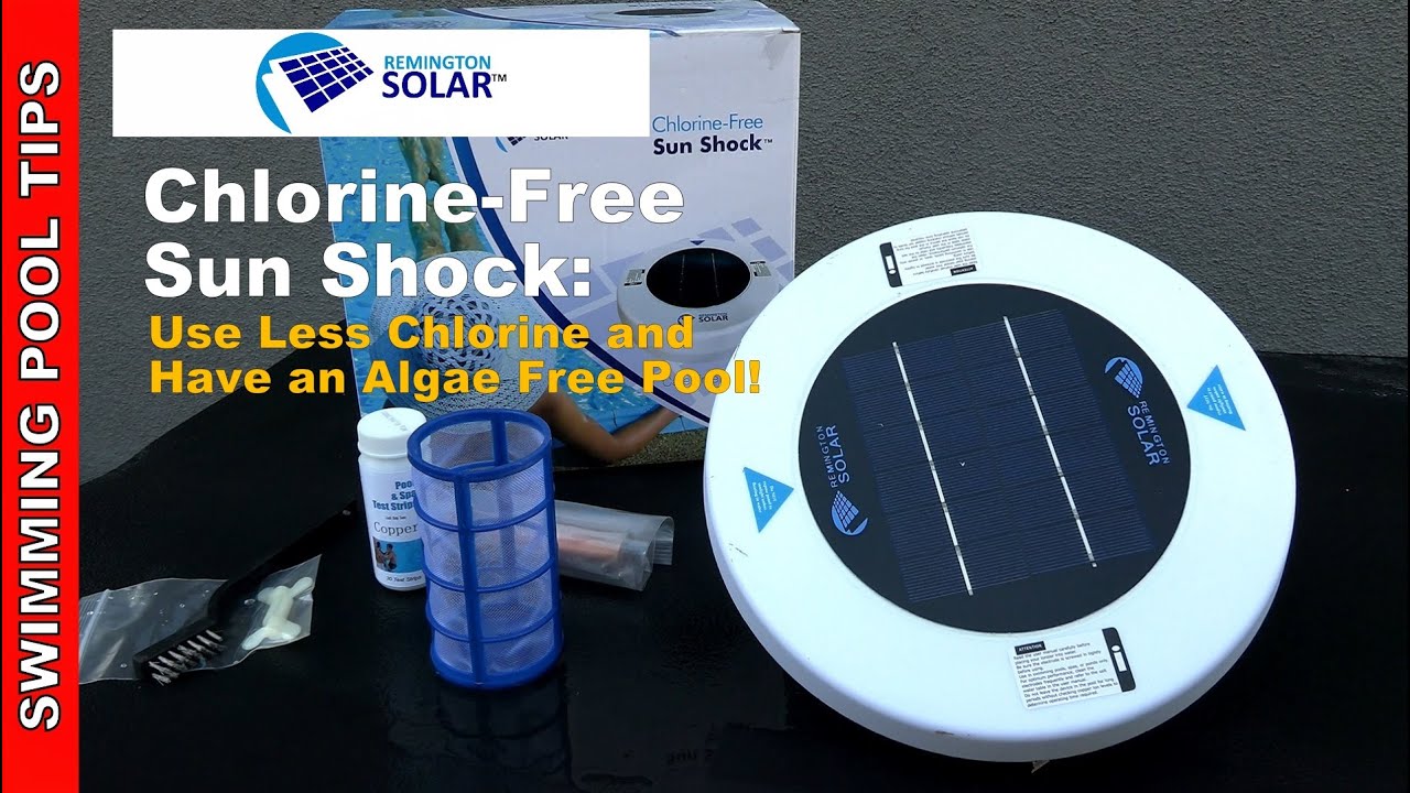 Remington Solar ChlorineFree Sun Shock Pool Ionizer Save On Chlorine