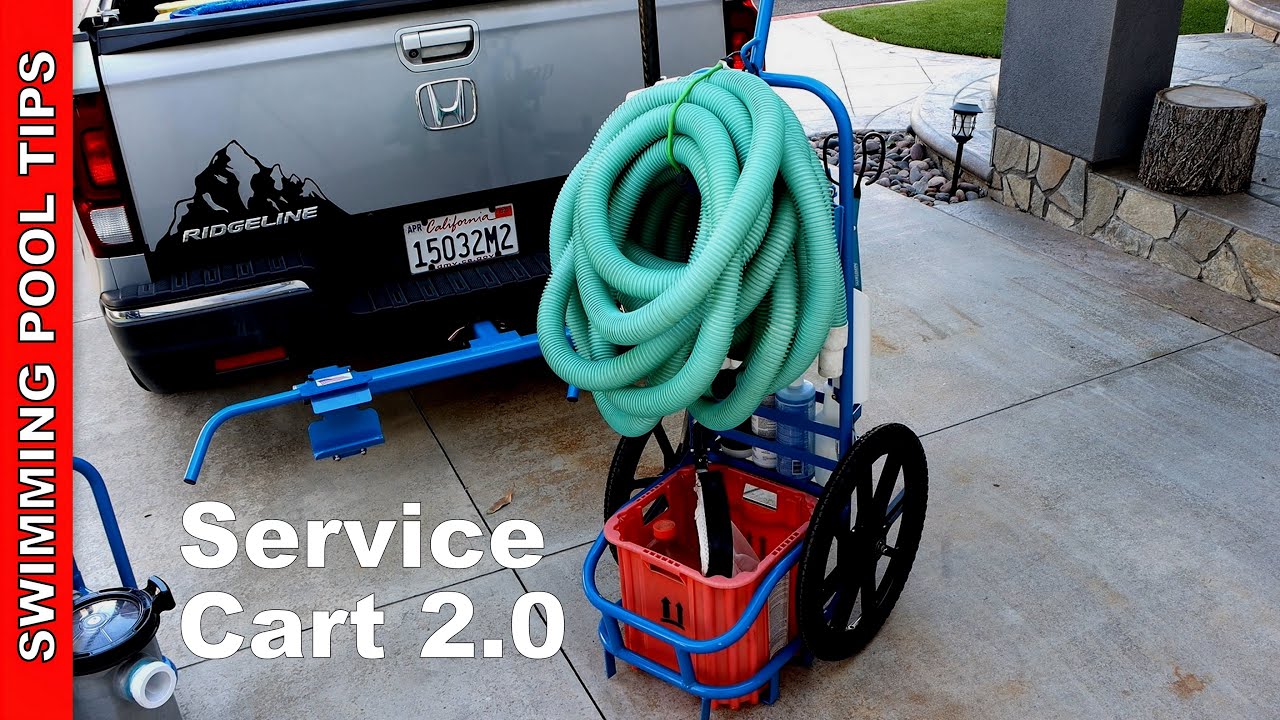 Pool Service Cart 2.0 By Advantage Manufacturing Bring Everything