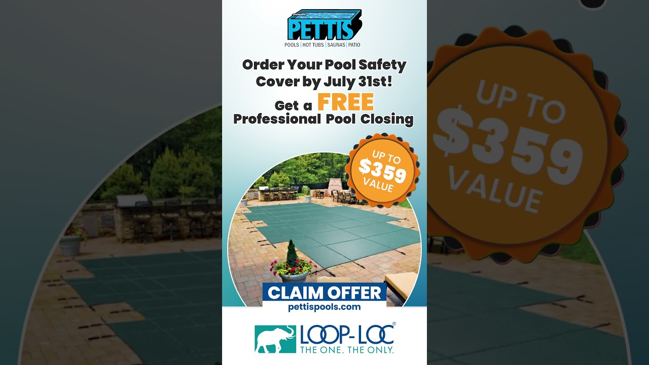Order Your LOOPLOC Mesh Safety Cover, Pettis Pools & Patio