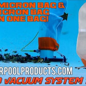Vacuum System Duo Bag is a 250 Micron Bag with a 75 Micron Insert  - Vacuum Fast and Trap Fine Dirt!