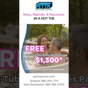 Relax & Rekindle in a Hot Tub from Pettis Pools