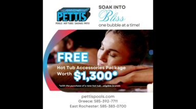 Soak into Bliss with a Hot Tub from Pettis Pools & Patio