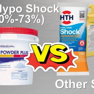 Cal Hypo Shock (73%) VS Other Pool Shocks