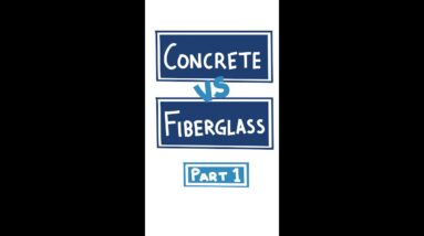 Concrete vs Fiberglass Pools; An Honest Comparison Part 1 #shorts