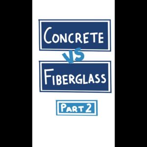Concrete vs Fiberglass Pools; An Honest Comparison Part 2 #shorts