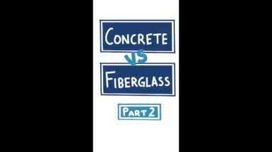 Concrete vs Fiberglass Pools; An Honest Comparison Part 2 #shorts
