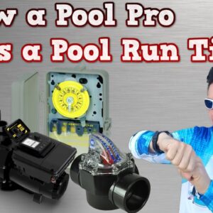 How a Pool Pro Sets a Pool Run Time