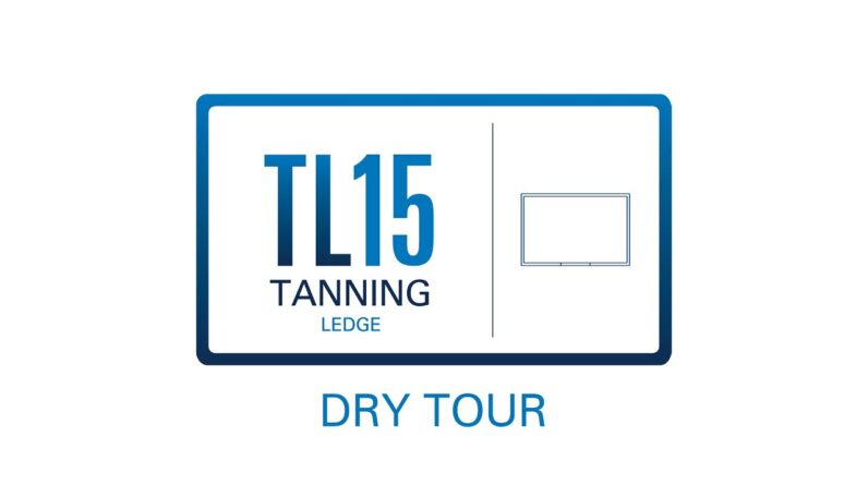 River Pools TL15 Tanning Ledge - Dry Tour