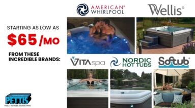 Enjoy Hydrotherapy & Relaxation in a Hot Tub, Pettis Pools