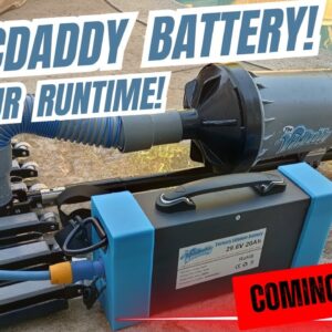 VacDaddy Battery Pack "Bat Daddy"— 2 Hour Runtime & No Outlet Needed!