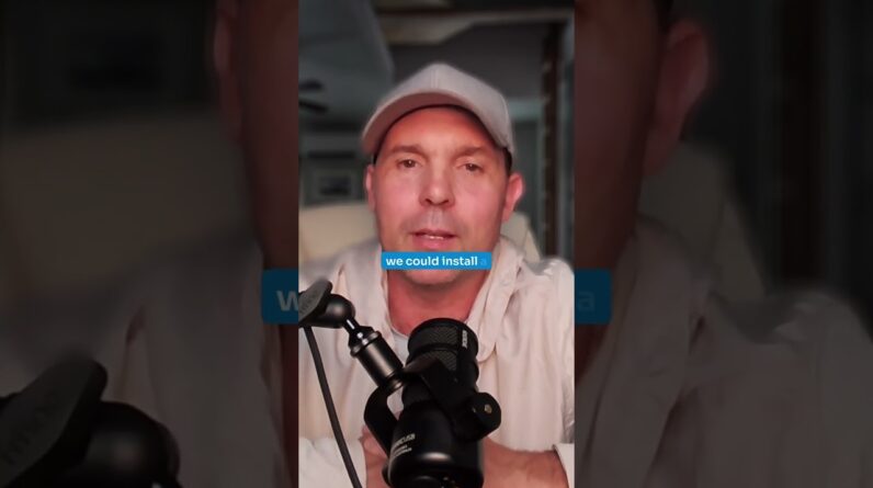 He installed a pool in ONE DAY! #shorts