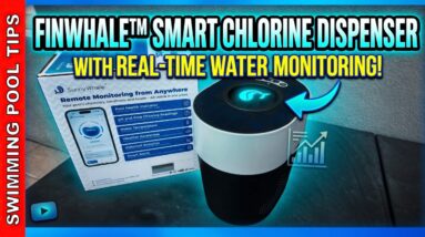 FinWhale™ Smart Trichlor Tablet Chlorine Dispenser with Real-Time Water Monitoring!